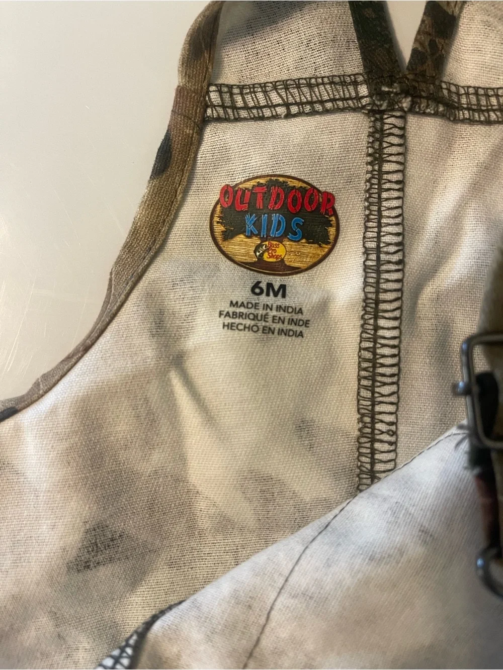 Source Unknown Kids Camo Overalls in Brown and Green